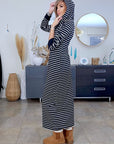Robe marin maxi