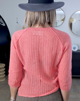 Cardigan corail en cachemire - 𝐌𝐚𝐫𝐢𝐧𝐚𝟒𝟒𝐟𝐚𝐦𝐢𝐥𝐲