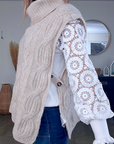 Pull chic col cheminé