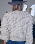 Cardigan à franges