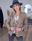 Veste tags en velours