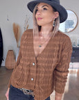Cardigan col V