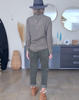 Pantalon jogg velours
