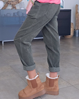 Pantalon jogg velours