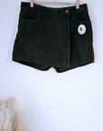 Jupe-short velours