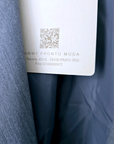 Veste grise à tags