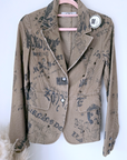 Veste tags en velours