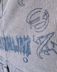Veste tags en velours