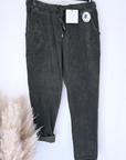 Pantalon jogg velours