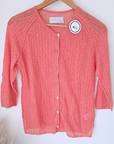 Cardigan corail en cachemire - 𝐌𝐚𝐫𝐢𝐧𝐚𝟒𝟒𝐟𝐚𝐦𝐢𝐥𝐲