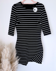 Robe marin asymétrique