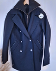 Manteau caban laine