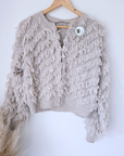 Cardigan à franges