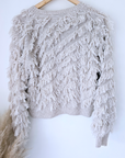 Cardigan à franges