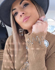 Pull perles bijoux - 𝐌𝐚𝐫𝐢𝐧𝐚𝟒𝟒𝐟𝐚𝐦𝐢𝐥𝐲