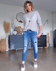 Pull ajouré