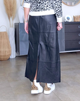 Jupe cuir