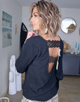 Blouse dos ouvert