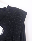 T-shirt militaire noir et doré