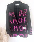 Blazer noir créateur Amor