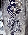 Veste cintrée esprit militaire avec strass