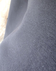 Robe noire sweat et dentelle