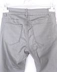 Pantalon slim huilé métal