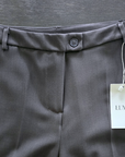 Pantalon gris anthracite jambes larges