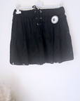 Jupe noire Carmel tissu en relief