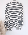 Gilet chaud ethnique noir et blanc - 𝐌𝐚𝐫𝐢𝐧𝐚𝟒𝟒𝐟𝐚𝐦𝐢𝐥𝐲