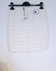 Jupe blanche plumetis