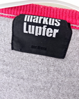 Pull gris merinos bouche perles