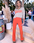 Pull beige vintage orange fluo - 𝐌𝐚𝐫𝐢𝐧𝐚𝟒𝟒𝐟𝐚𝐦𝐢𝐥𝐲