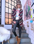 Veste gilet ethnique vert kaki - 𝐌𝐚𝐫𝐢𝐧𝐚𝟒𝟒𝐟𝐚𝐦𝐢𝐥𝐲