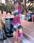 Robe soleil longue tricolore - 𝐌𝐚𝐫𝐢𝐧𝐚𝟒𝟒𝐟𝐚𝐦𝐢𝐥𝐲
