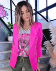 Veste cintrée rose fluo - 𝐌𝐚𝐫𝐢𝐧𝐚𝟒𝟒𝐟𝐚𝐦𝐢𝐥𝐲