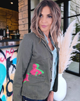 Veste cintrée créateur customisée - 𝐌𝐚𝐫𝐢𝐧𝐚𝟒𝟒𝐟𝐚𝐦𝐢𝐥𝐲
