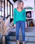 Jean bleu slim à poches fantaisies - 𝐌𝐚𝐫𝐢𝐧𝐚𝟒𝟒𝐟𝐚𝐦𝐢𝐥𝐲