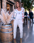Pantalon jeeging 100% cuir coquille d'œuf - 𝐌𝐚𝐫𝐢𝐧𝐚𝟒𝟒𝐟𝐚𝐦𝐢𝐥𝐲