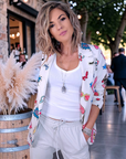 Debardeur blanc maille côtelée - 𝐌𝐚𝐫𝐢𝐧𝐚𝟒𝟒𝐟𝐚𝐦𝐢𝐥𝐲