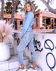 Combinaison en jean boyfriend - 𝐌𝐚𝐫𝐢𝐧𝐚𝟒𝟒𝐟𝐚𝐦𝐢𝐥𝐲