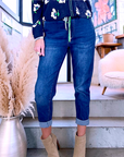 Jean jeeging bleu brut délavé - 𝐌𝐚𝐫𝐢𝐧𝐚𝟒𝟒𝐟𝐚𝐦𝐢𝐥𝐲