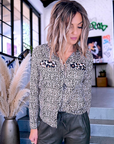 Chemise en coton à imprimé léopard - 𝐌𝐚𝐫𝐢𝐧𝐚𝟒𝟒𝐟𝐚𝐦𝐢𝐥𝐲