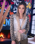 Veste en jean à imprimé léopard - 𝐌𝐚𝐫𝐢𝐧𝐚𝟒𝟒𝐟𝐚𝐦𝐢𝐥𝐲