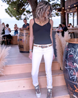 Débardeur noir en lycra - 𝐌𝐚𝐫𝐢𝐧𝐚𝟒𝟒𝐟𝐚𝐦𝐢𝐥𝐲