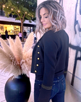 Veste officier noire - 𝐌𝐚𝐫𝐢𝐧𝐚𝟒𝟒𝐟𝐚𝐦𝐢𝐥𝐲