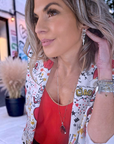 Boucles d'oreilles pendentes argentées acier inoxydable - 𝐌𝐚𝐫𝐢𝐧𝐚𝟒𝟒𝐟𝐚𝐦𝐢𝐥𝐲