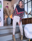 Pantalon beige en coton - 𝐌𝐚𝐫𝐢𝐧𝐚𝟒𝟒𝐟𝐚𝐦𝐢𝐥𝐲