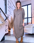 Robe longue à maille douce et chaude - 𝐌𝐚𝐫𝐢𝐧𝐚𝟒𝟒𝐟𝐚𝐦𝐢𝐥𝐲