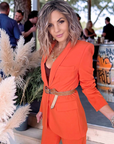 Veste chic orange - 𝐌𝐚𝐫𝐢𝐧𝐚𝟒𝟒𝐟𝐚𝐦𝐢𝐥𝐲